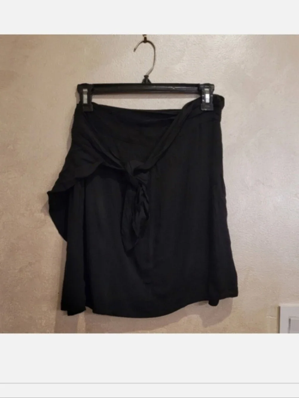 REFORMATION BRITTA WRAP MINI SKIRT